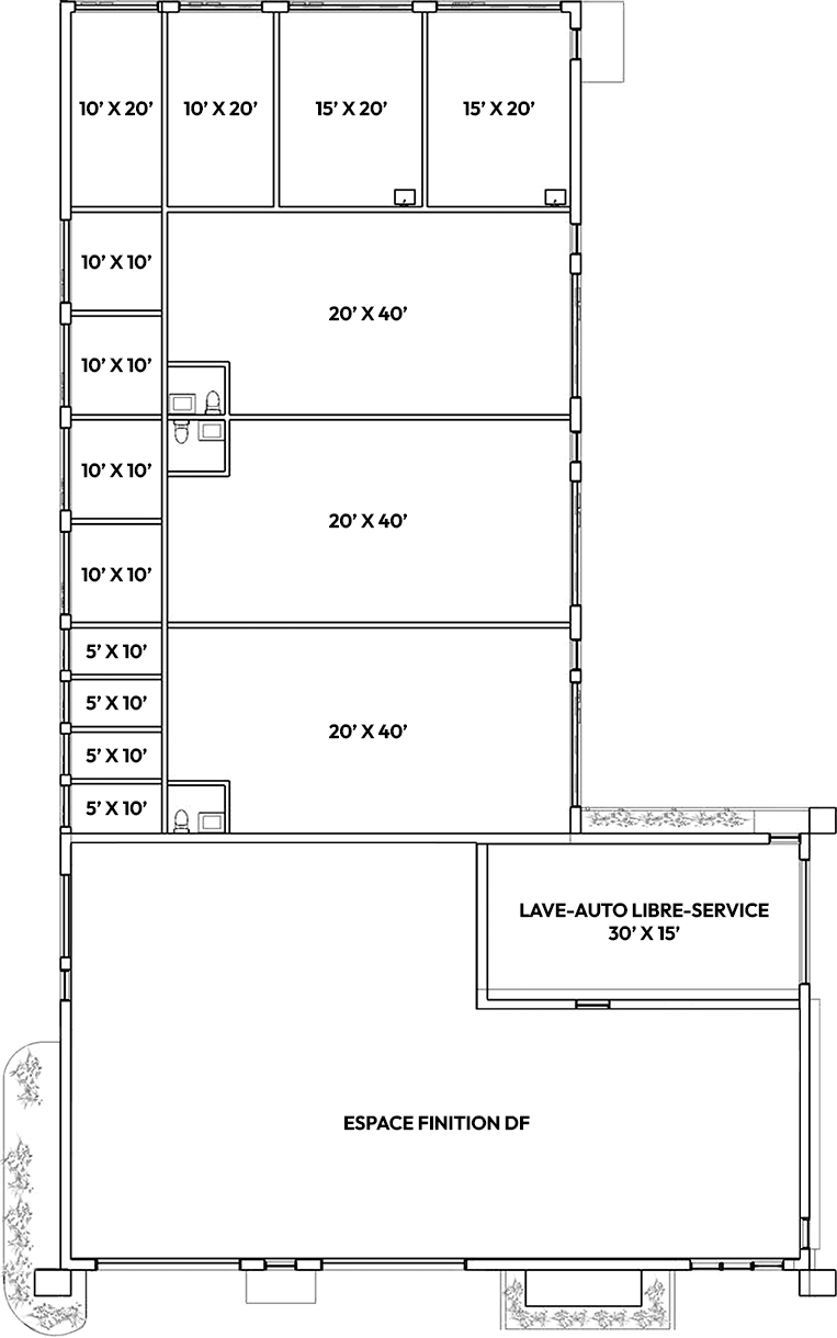 Plan : Local sur mesure